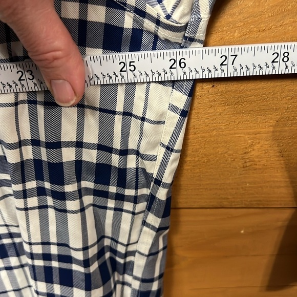 ORVIS Classic Fit Mens Button Shirt Blue Plaid 26 PTP XL Event wedding office - Picture 6 of 10